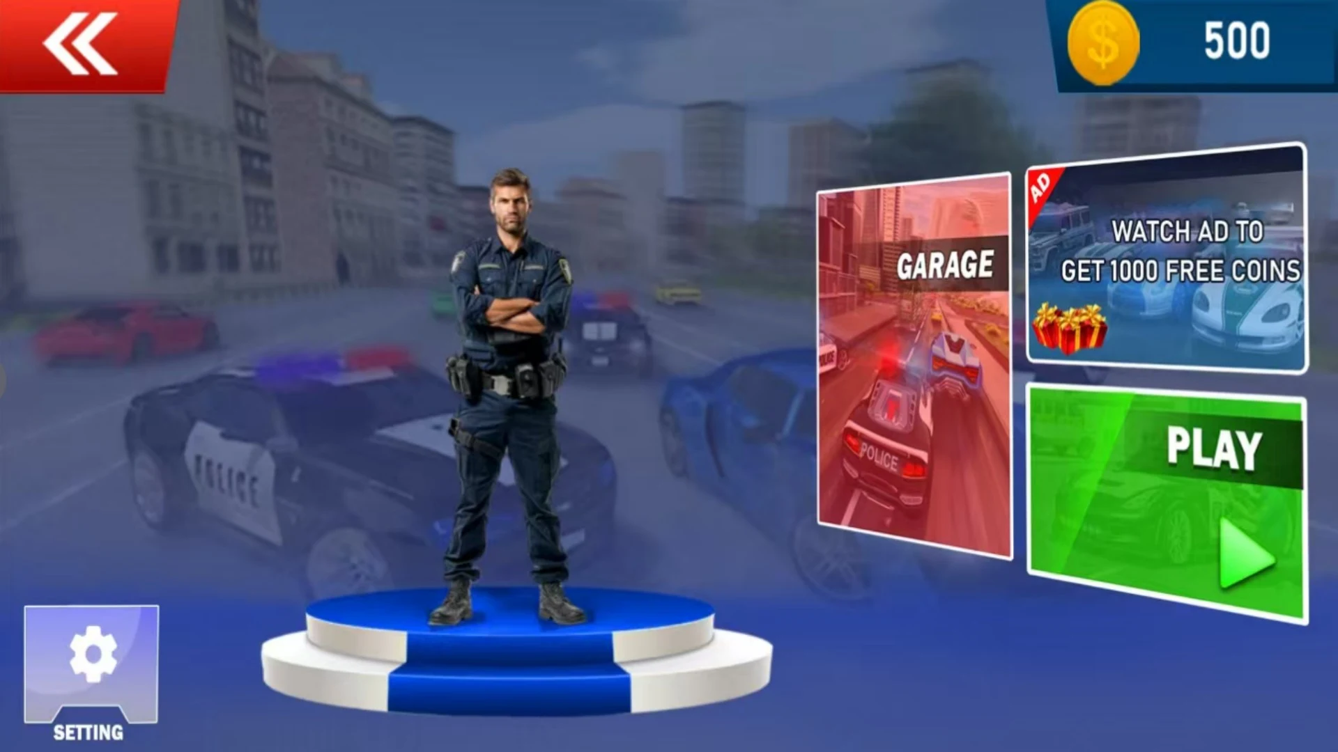 City Police Car Chase Game screenshot